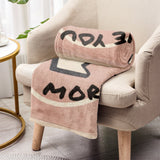 Love You More Reverse Card - Personalized Couple Blanket
