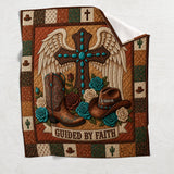 Guided By Faith - Personalized Christian Blanket