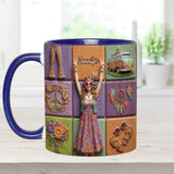 Peace Love Hippe Life - Personalized Hippie Accent Mug