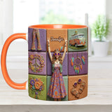 Peace Love Hippe Life - Personalized Hippie Accent Mug