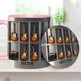 Guitarist - Personalized Guitar Accent Mug & Coaster