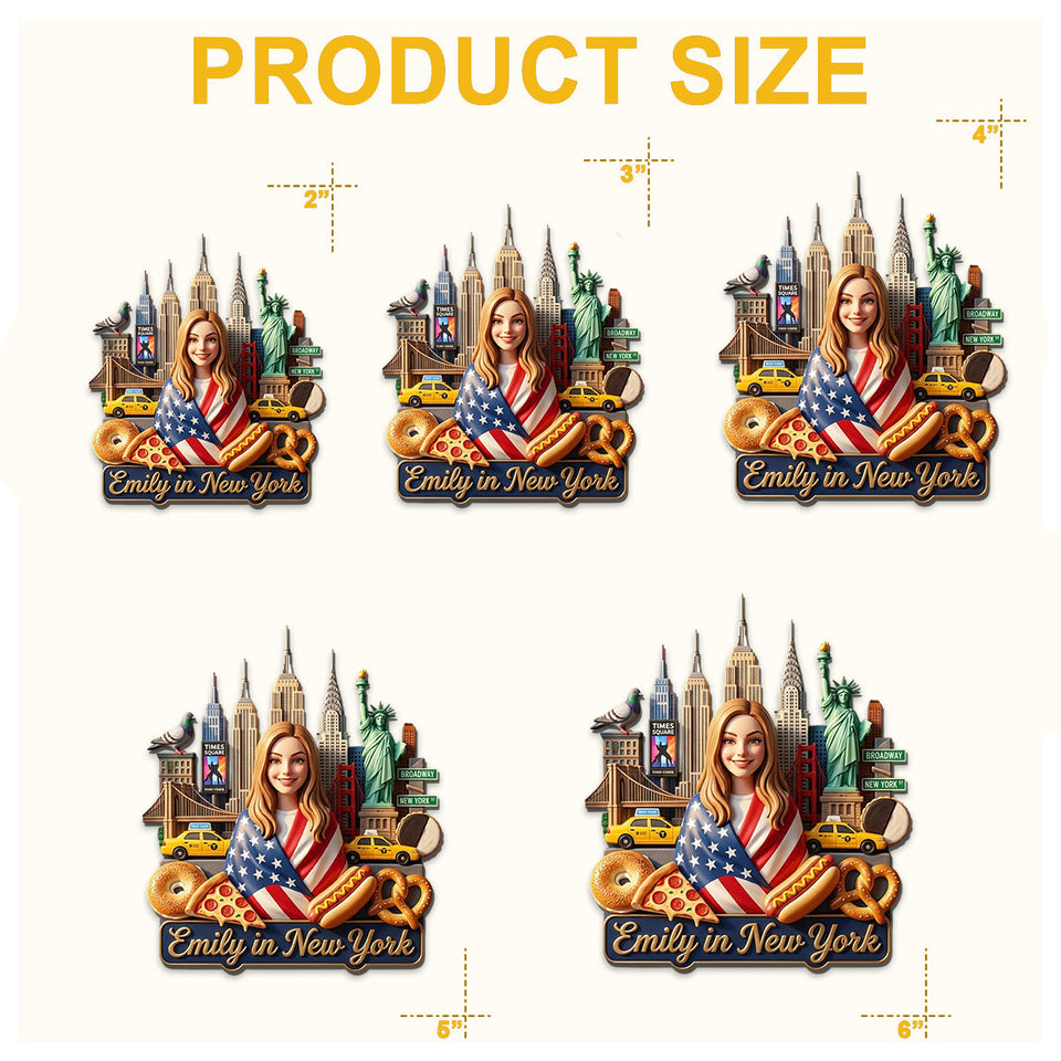 Save Travelling Memories - Personalized Travelling Magnet
