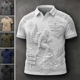 Sasquatch - Personalized Hiking Polo Shirt