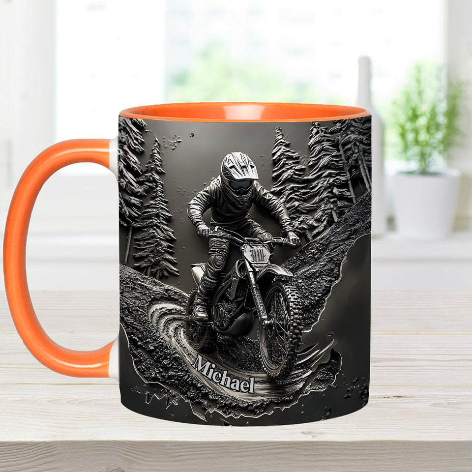 Moto Life - Personalized Dirt Bike Accent Mug