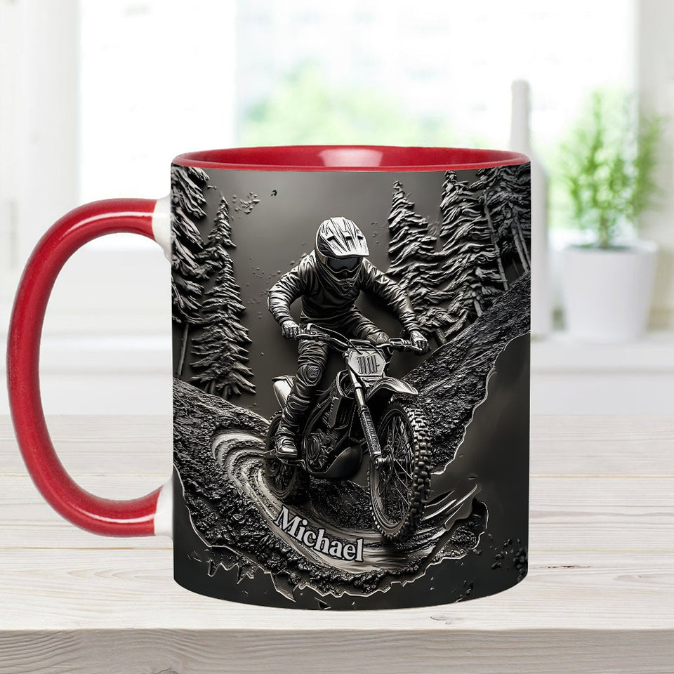 Moto Life - Personalized Dirt Bike Accent Mug