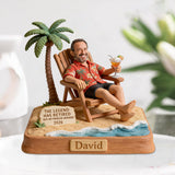 Custom From Any Photo - Personalized Retired Custom Shaped Acrylic Plaque