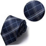 Gift Box Of Necktie With Handkerchief Cufflink Tie Clip