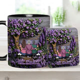 Mother And Daughters Forever Linked Together - Personalized Mother Accent Mug