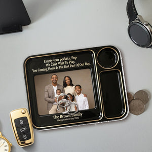 Father's Day Gift, Key & Wallet Tray - Personalized Father Catch-All Tray
