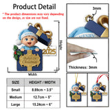 Baby's 1st Christmas - Personalized Newborn Ornament