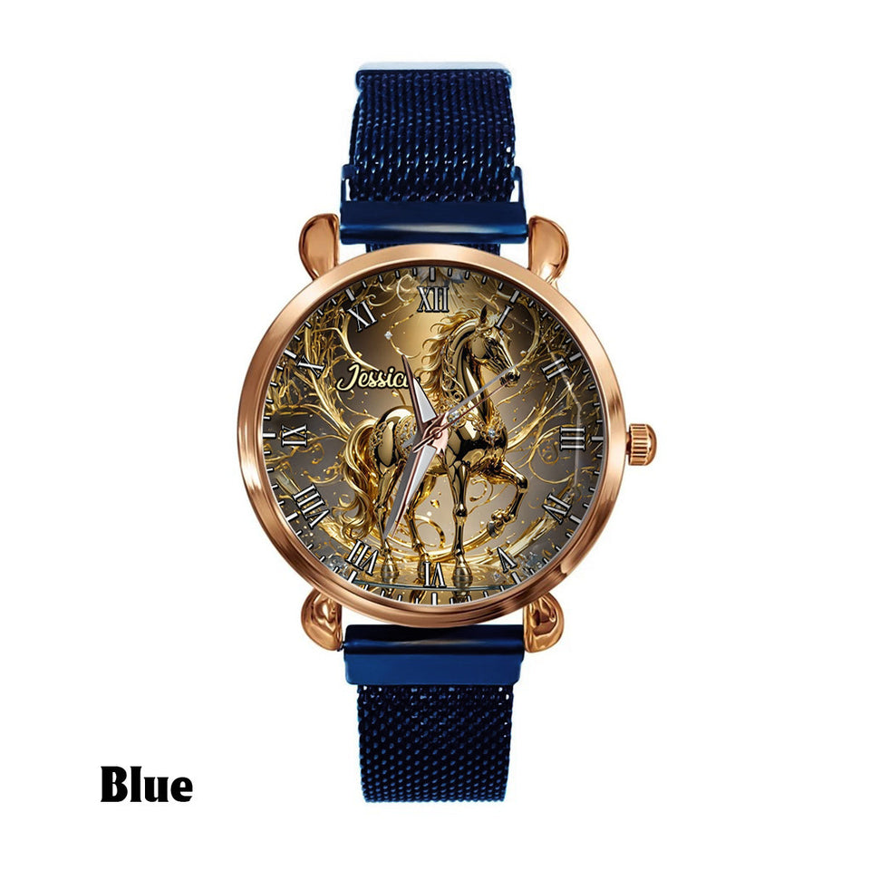 Love Horse - Personalized Horse Women Hand Watch