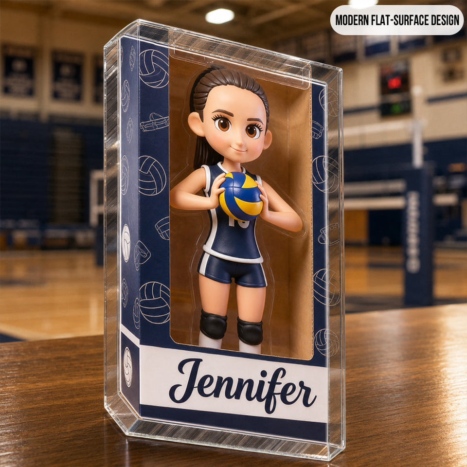 Any Sport - Volleyball, Football, Basketball, Baseball... - Personalized Volleyball Custom Shaped Acrylic Plaque