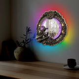Practical Magic - Personalized Witch Wall Mirror With LED Light