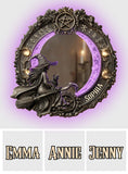 Practical Magic - Personalized Witch Wall Mirror With LED Light