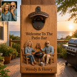 Cheers To Us - Personalized Beer Wall Bottle Opener
