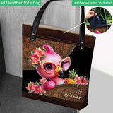 Love Flamingos - Personalized Flamingo Tote Bag