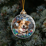 Upload Your Dog's Photo - Personalized Dog Ornament