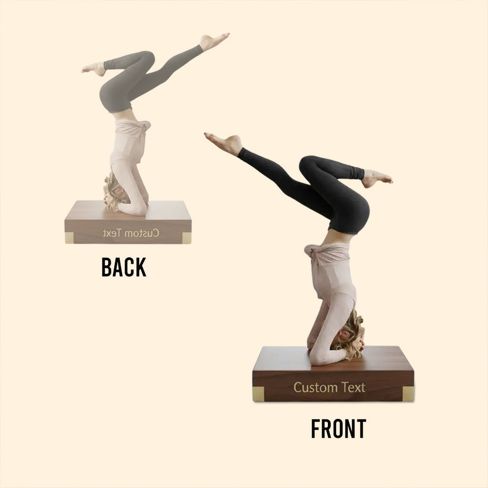 Yogaholic - Personalized Yoga Custom Shaped Acrylic Plaque