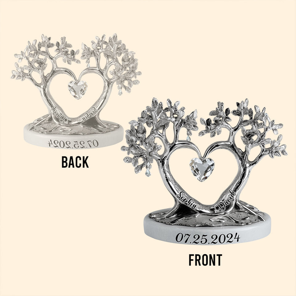 Anniversary Gifts - Personalized Couple Custom Shaped Acrylic Plaque