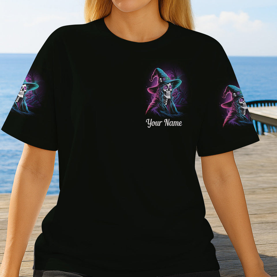 Hello My Friend - Personalized Witch All Over Shirt