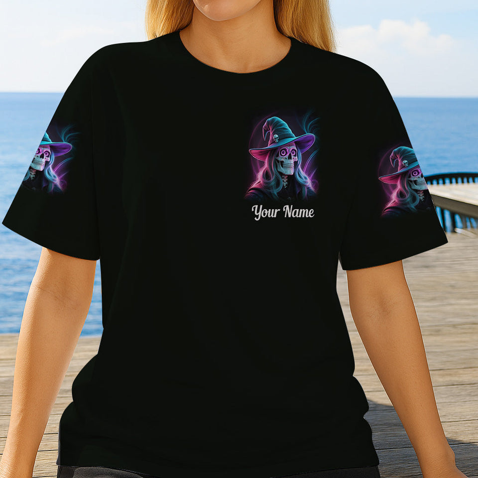 Hello My Friend - Personalized Witch All Over Shirt