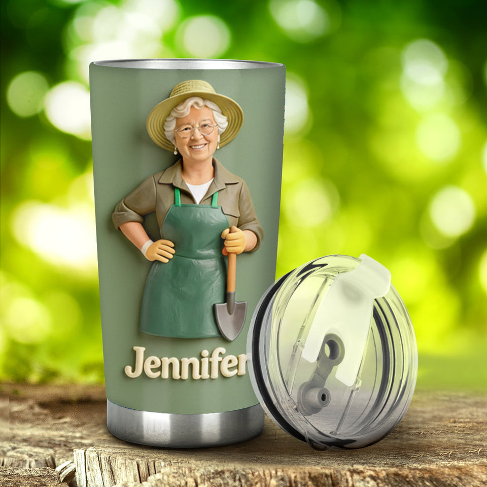 Custom From Any Photo - Personalized Gardening Tumbler