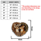 Buck And Doe – Gift For Couple - Personalized Hunting Non-Slip Tufted Rug