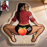 Wipe Here - Personalized Spicy Couple Non-Slip Tufted Rug