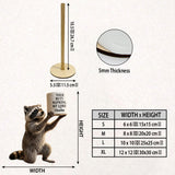 Your But Napkins My Lord - Raccoon Paper Towel Stand