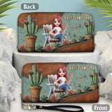 Crazy Plant Lady - Personalized Gardening Leather Long Wallet