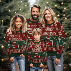 Merry Christmas - Personalized Dog Ugly Sweater
