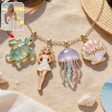 Custom Any Photo - Personalized Sea Lover Metal Necklaces With Pendants