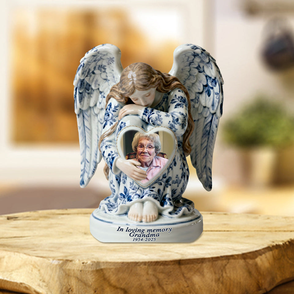 En souvenir de Toile De Jouy Angel - Plaque commémorative personnalisée en acrylique sur mesure
