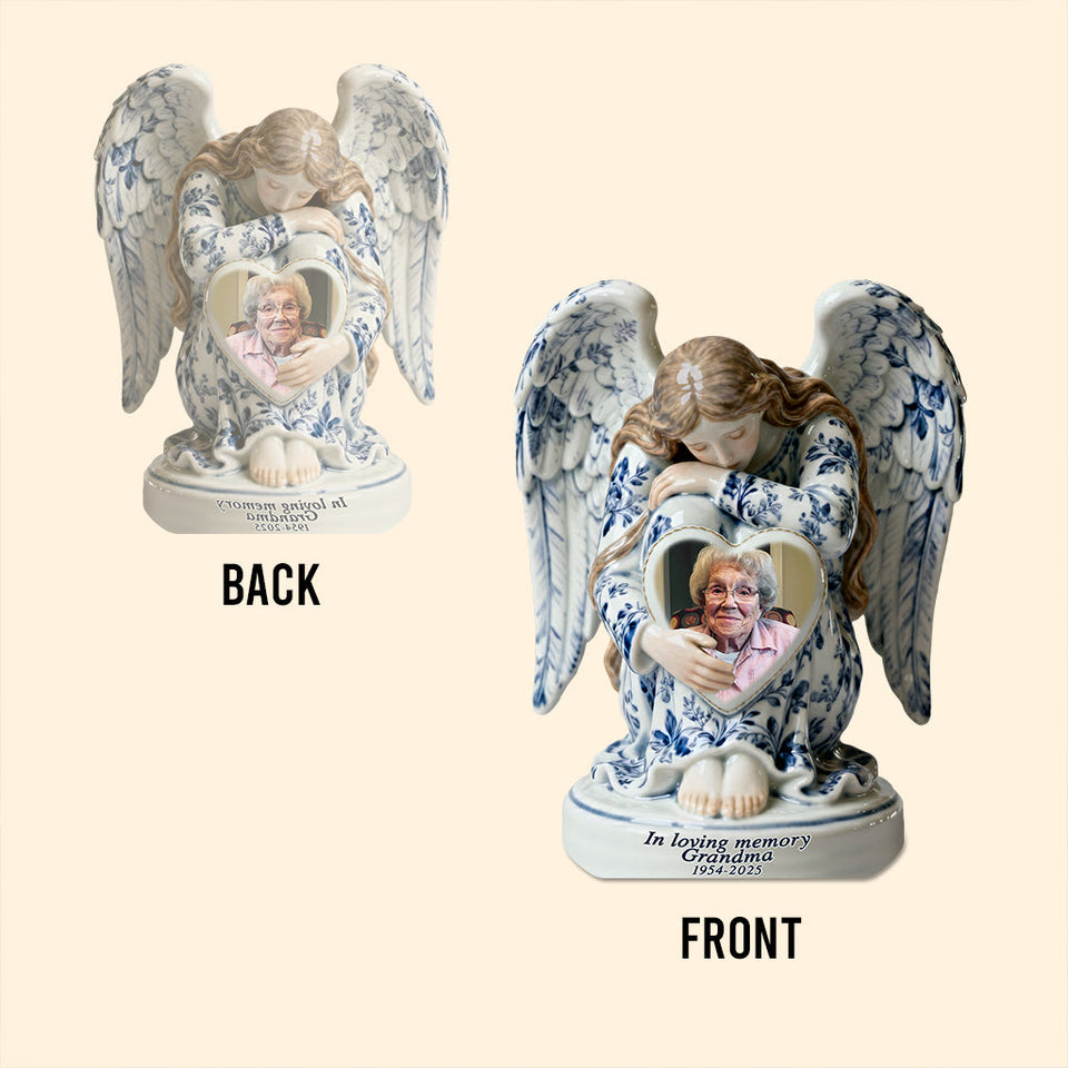 En souvenir de Toile De Jouy Angel - Plaque commémorative personnalisée en acrylique sur mesure