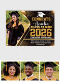 Our Pride & Joy Graduation 2026 Banner - Personalized Graduation Garage Door Banner