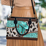 Western Cowgirl Boots - Personalized Cowgirl Leather Handbag