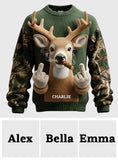 Hunting Season Is Coming - Personalized Hunting Ugly Sweater