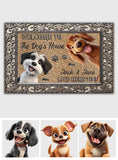Welcome To The Dog House - Personalized Dog Doormat