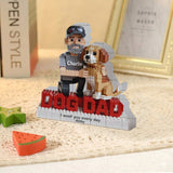 Gift For Dog Dad - Personalized Dog Shaped Building Blocks