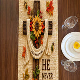 Fall For Jesus - Personalized Christian Table Runner