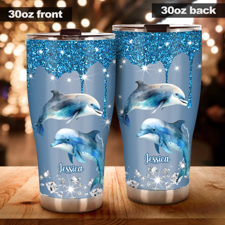 Beautiful Dolphins/ Turtles/ Whale... Gift For Sea Lover - Personalized Sea Lover Tumbler