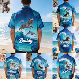 Custom Any Photo Funny Pet - Personalized Dog Hawaiian Shirt