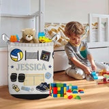 Love Volleyball - Personalized Volleyball Storage Basket