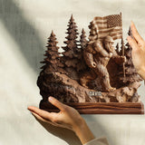 I Believe - Personalized Hiking Custom Shaped Wood Plaque