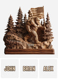 I Believe - Personalized Hiking Custom Shaped Wood Plaque