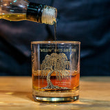 I Willow Ways Love You, Anniversary Gift For Him/ Her - Personalized Couple Whiskey Glass
