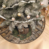 Love Hunting - Personalized Hunting Shaped Tree Skirt