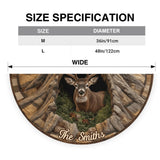 Love Hunting - Personalized Hunting Shaped Tree Skirt