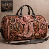 Western Spirit - Personalized Cowgirl Duffle Bag