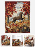 Golden Canter - Horse Blanket